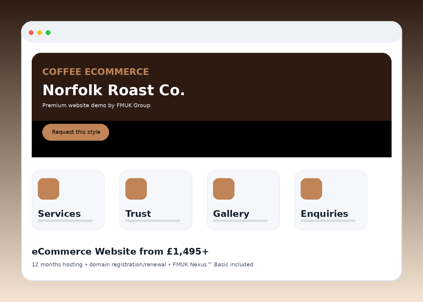Norfolk Roast Co. screenshot