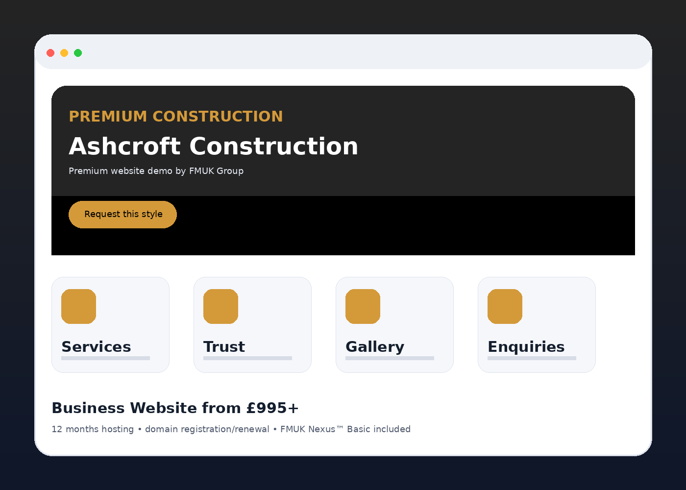 Ashcroft Construction screenshot