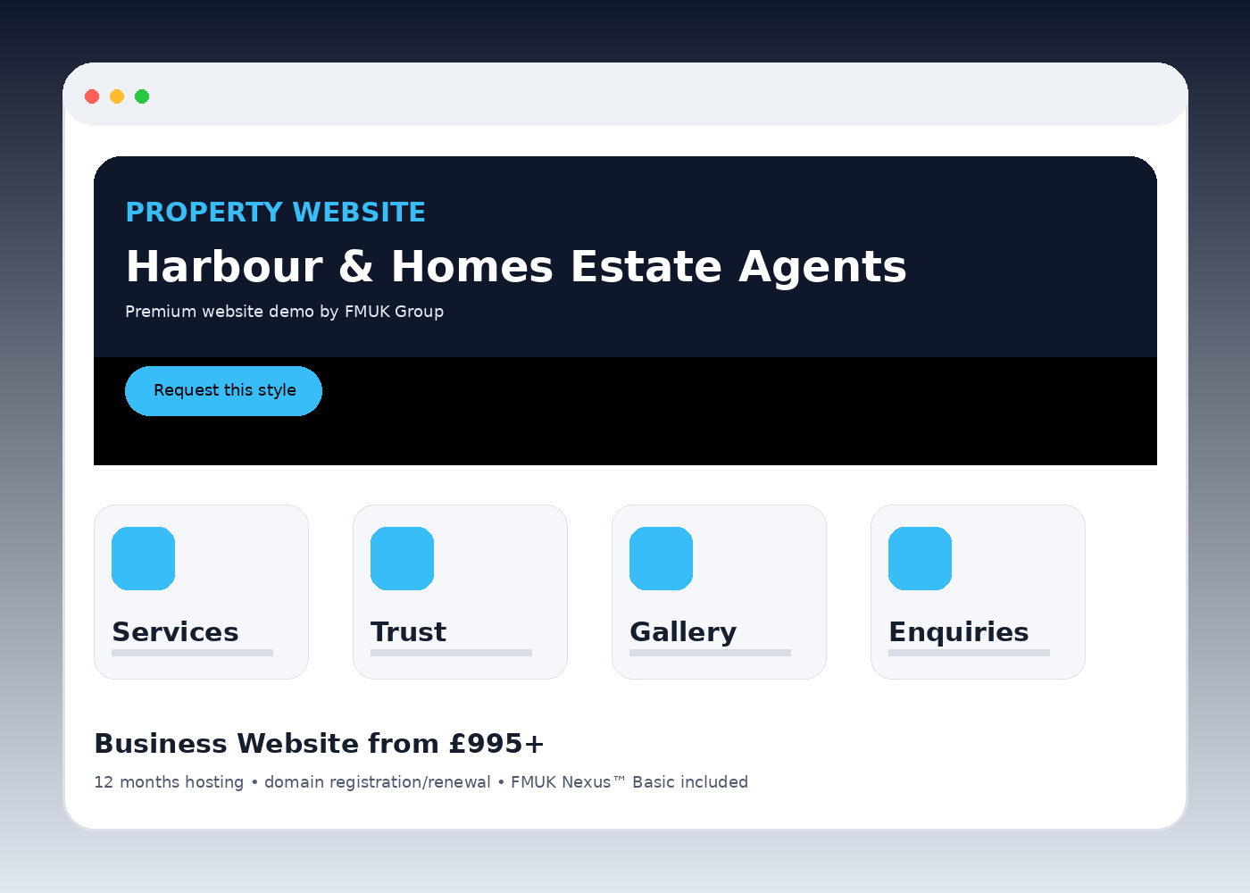 Harbour & Homes Estate Agents screenshot