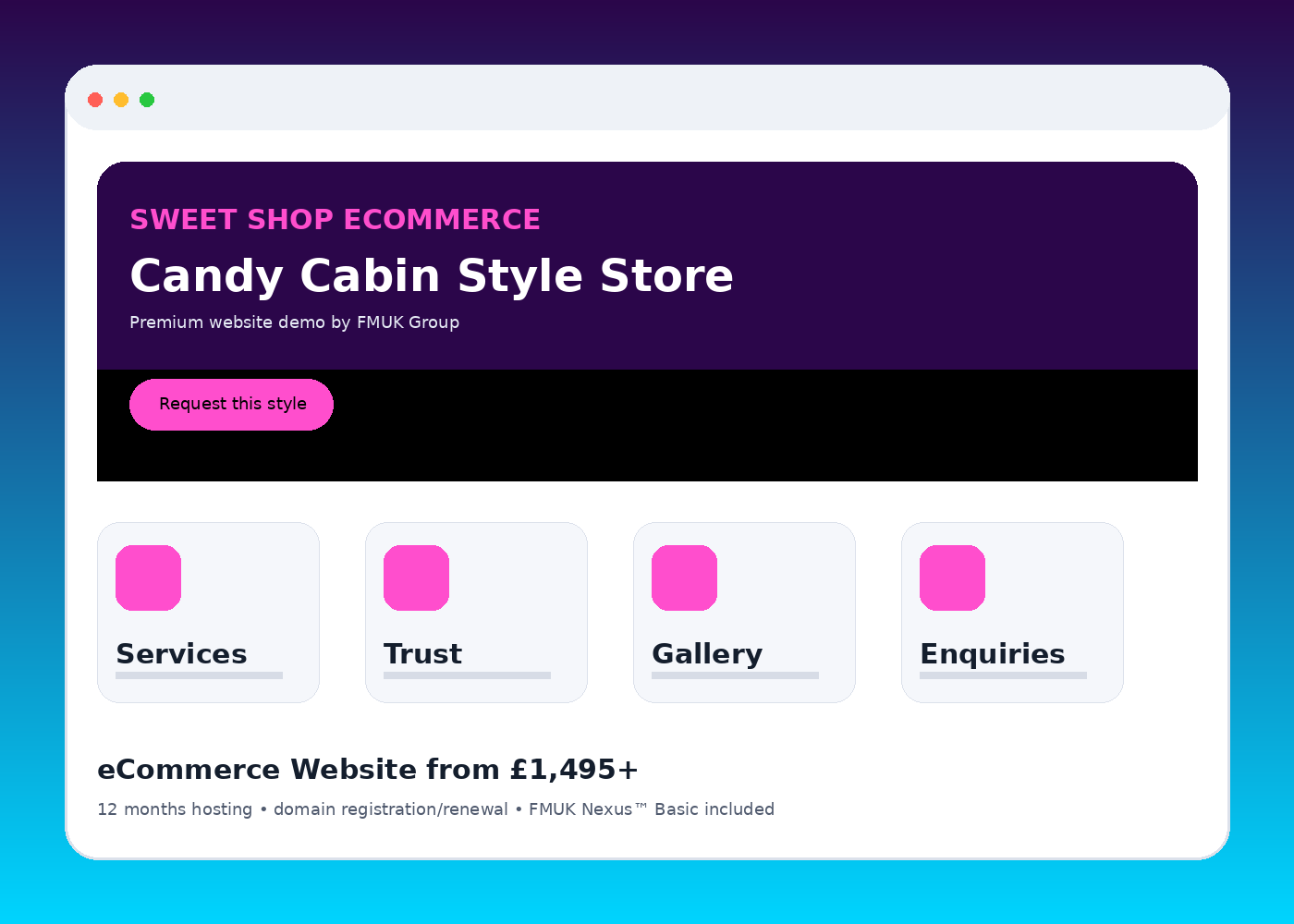 Candy Cabin Style Store screenshot